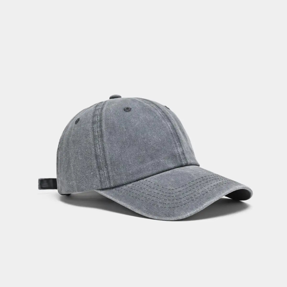 Casquette Baseball Unisexe en Coton Lavé – Snapback Vintage, Couleur Unie, Style Dad Hat Hip-Hop & Casual