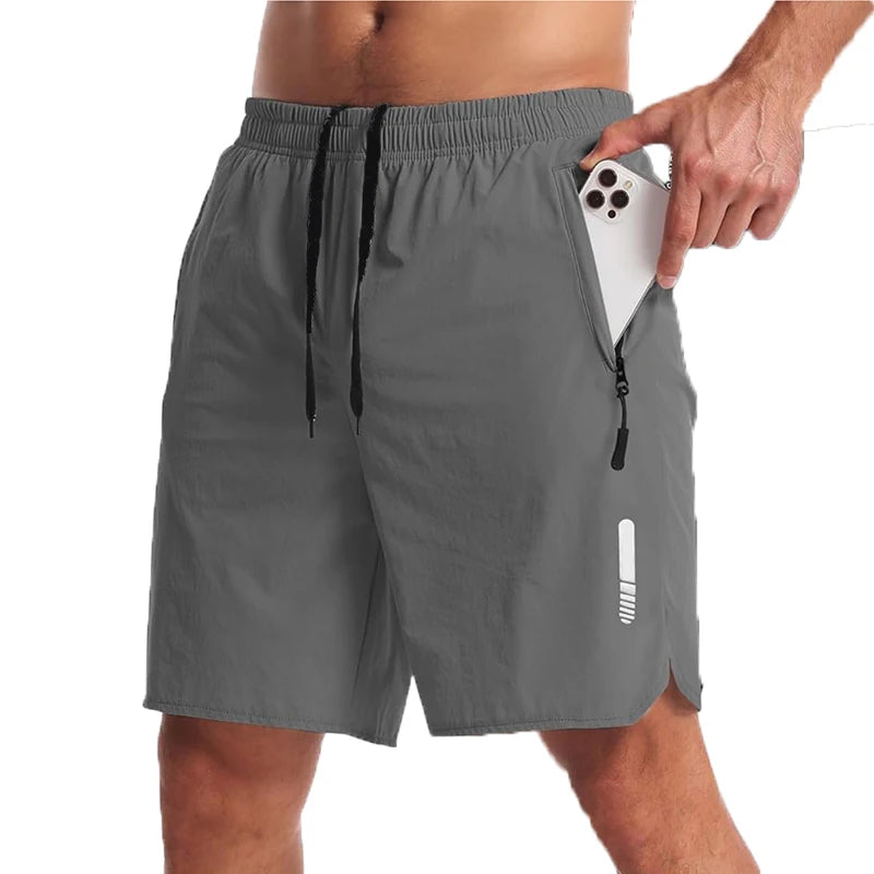 Short de Sport Homme Running, Fitness                Léger, Respirant.