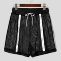 Short Homme Mesh Patchwork 2025 – Coupe Loose,Style Streetwear & Vacances