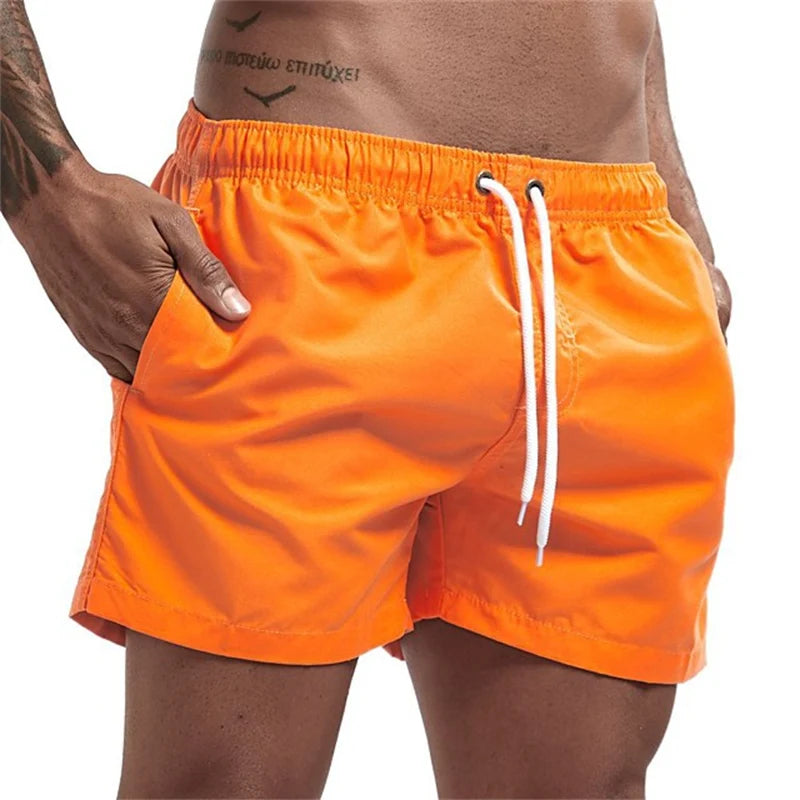 Short de Bain Homme Léger – Séchage Rapide, Doublure Mesh, Poches Latérales, Boardshort Été.