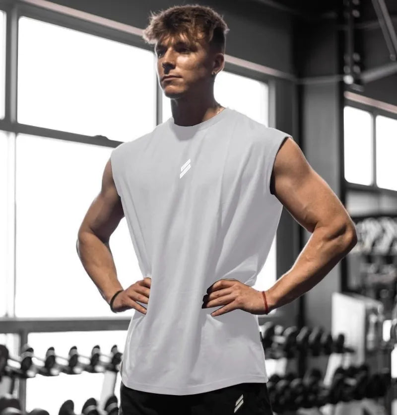 Débardeur de Sport Homme   Séchage Rapide, Respirant & Coupe Ample.