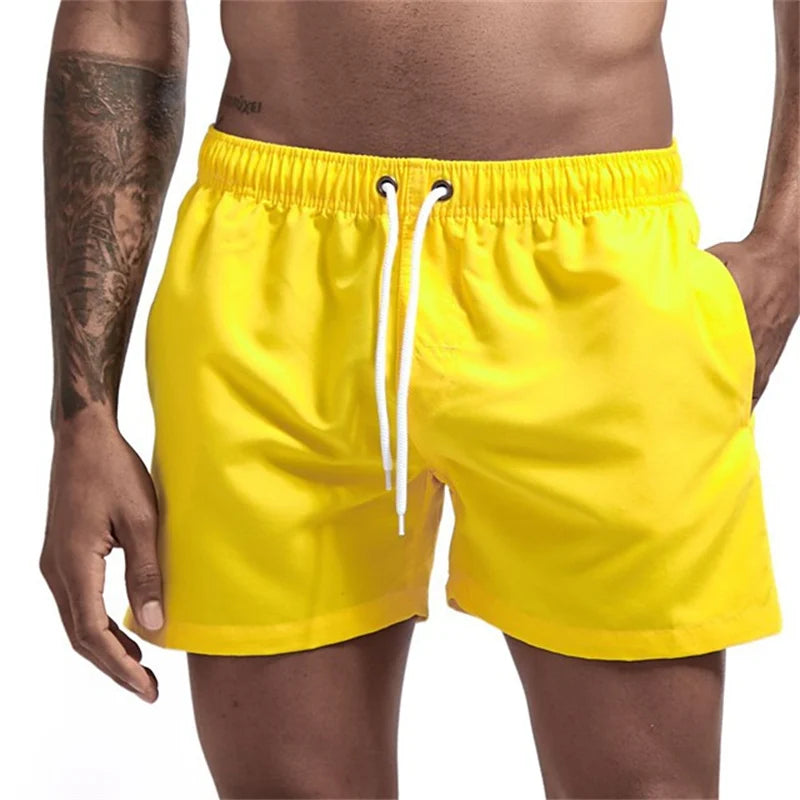 Short de Bain Homme Léger – Séchage Rapide, Doublure Mesh, Poches Latérales, Boardshort Été.