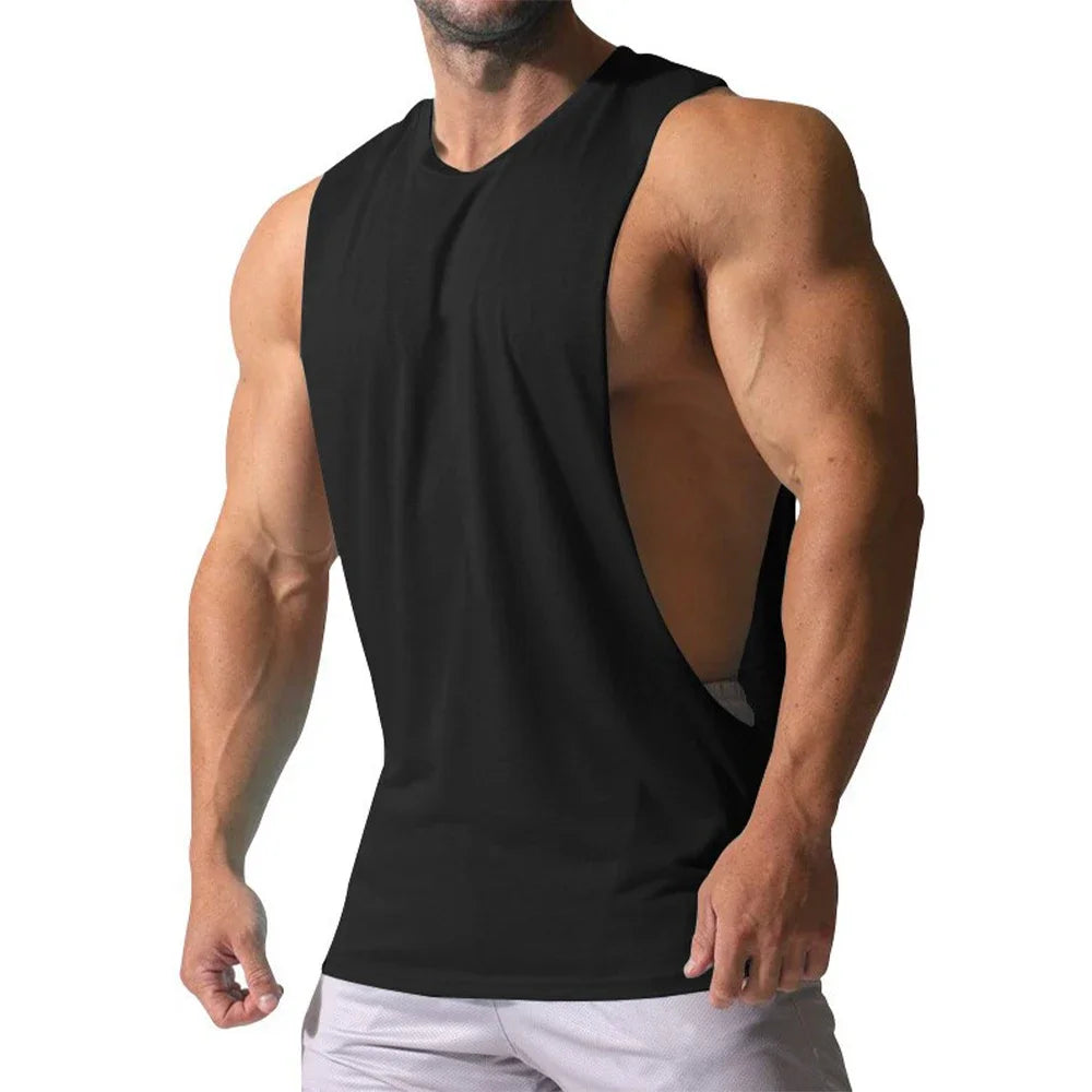 Débardeur Fitness Homme Respirant, Col Rond,.