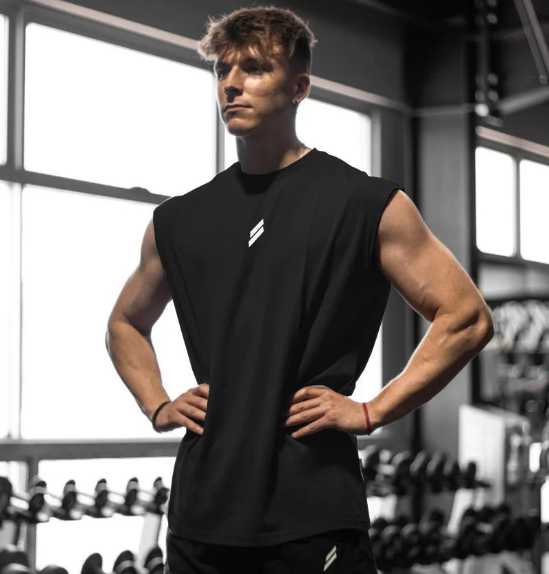 Débardeur de Sport Homme   Séchage Rapide, Respirant & Coupe Ample.