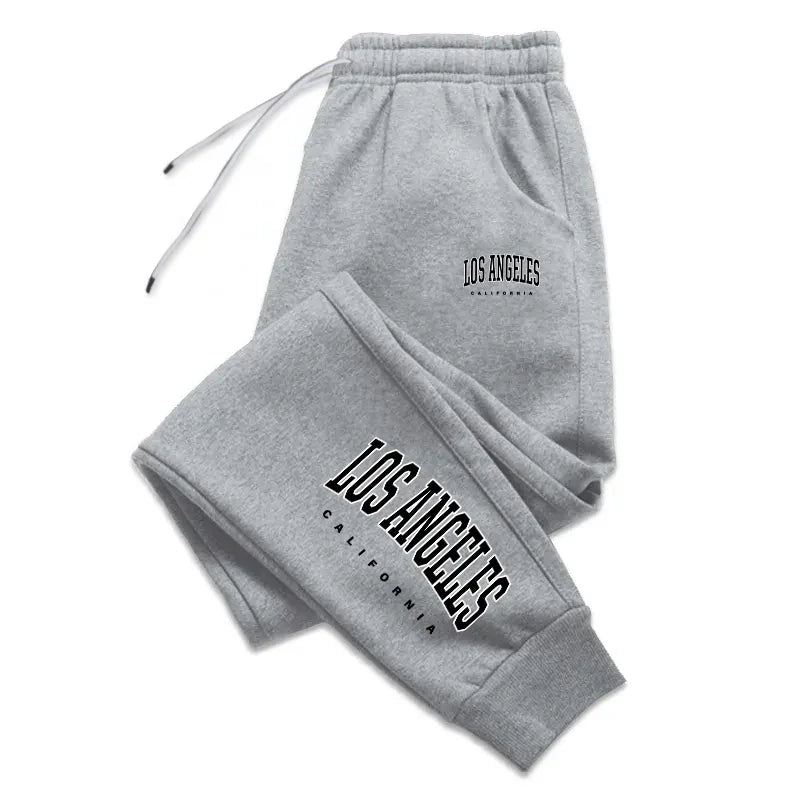 Jogging Femme Style Los Angeles – Taille Élastique, Casual & Sport, Pantalon Haute Qualité Outdoor
