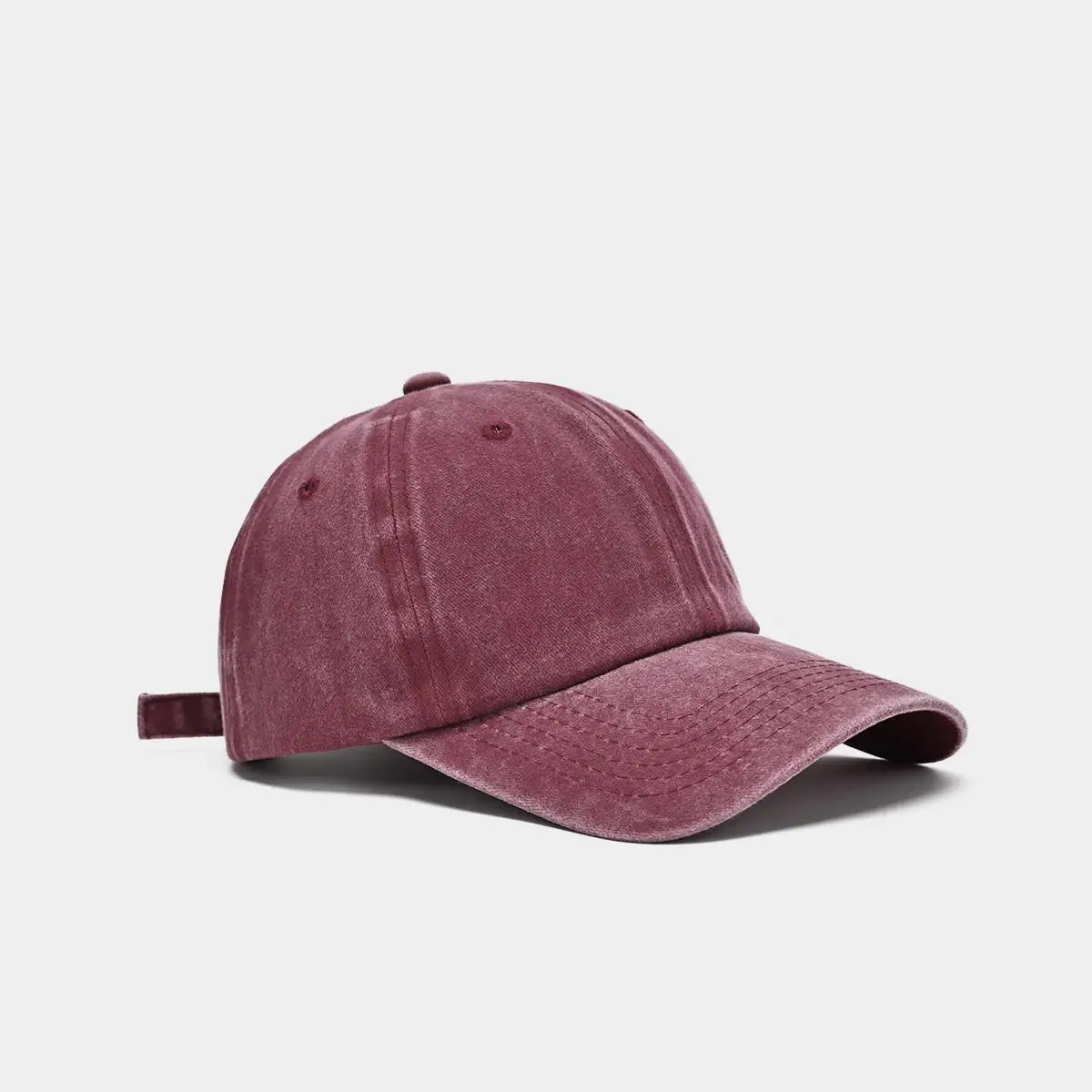 Casquette Baseball Unisexe en Coton Lavé – Snapback Vintage, Couleur Unie, Style Dad Hat Hip-Hop & Casual