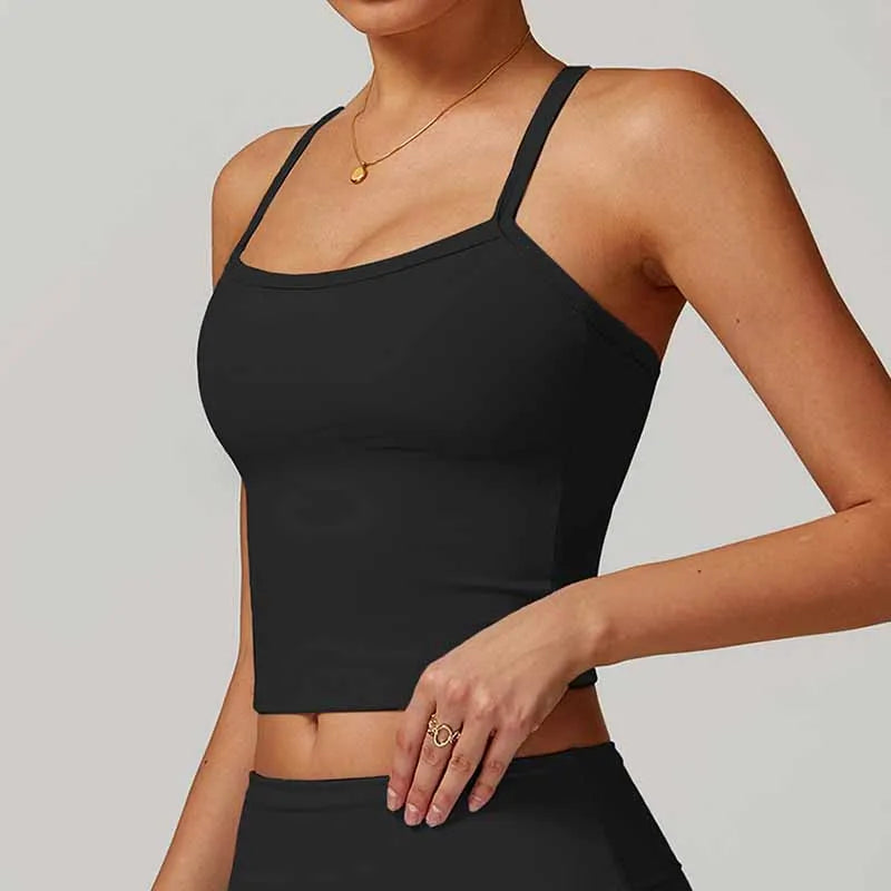 Brassière de Sport Femme Dos Croisé – Maintien Anti-Choc, Respirante, Avec Pads, Yoga, Fitness & Running
