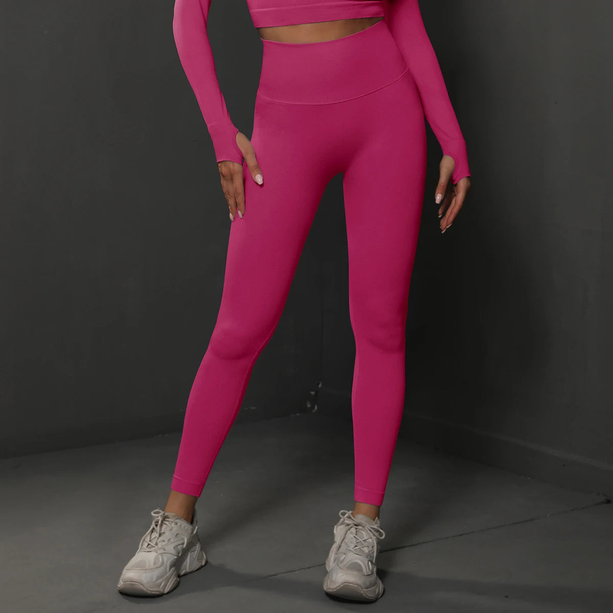 Legging de Sport Femme Seamless – Taille Haute, Effet Push-Up Fessier, Yoga, Fitness & Training