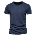 T-shirt homme 100 % coton – Coupe slim, col V ou col rond (au choix)                       Un essentiel moderne, taillé pour une silhouette nette et confortable.