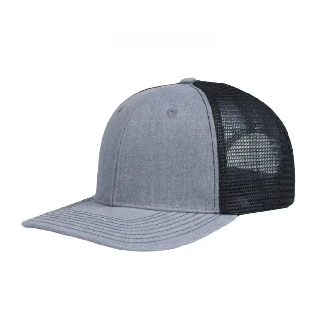 Casquette Trucker Unisexe Mesh Respirant, Visière Légèrement Courbée, Style Baseball