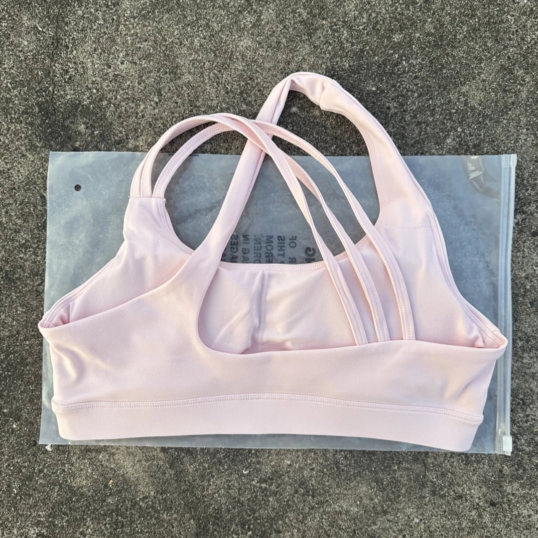Brassière de Sport Femme Maintien Élevé – Dos Croisé, Bretelles Renforcées, Fitness, Training & Yoga