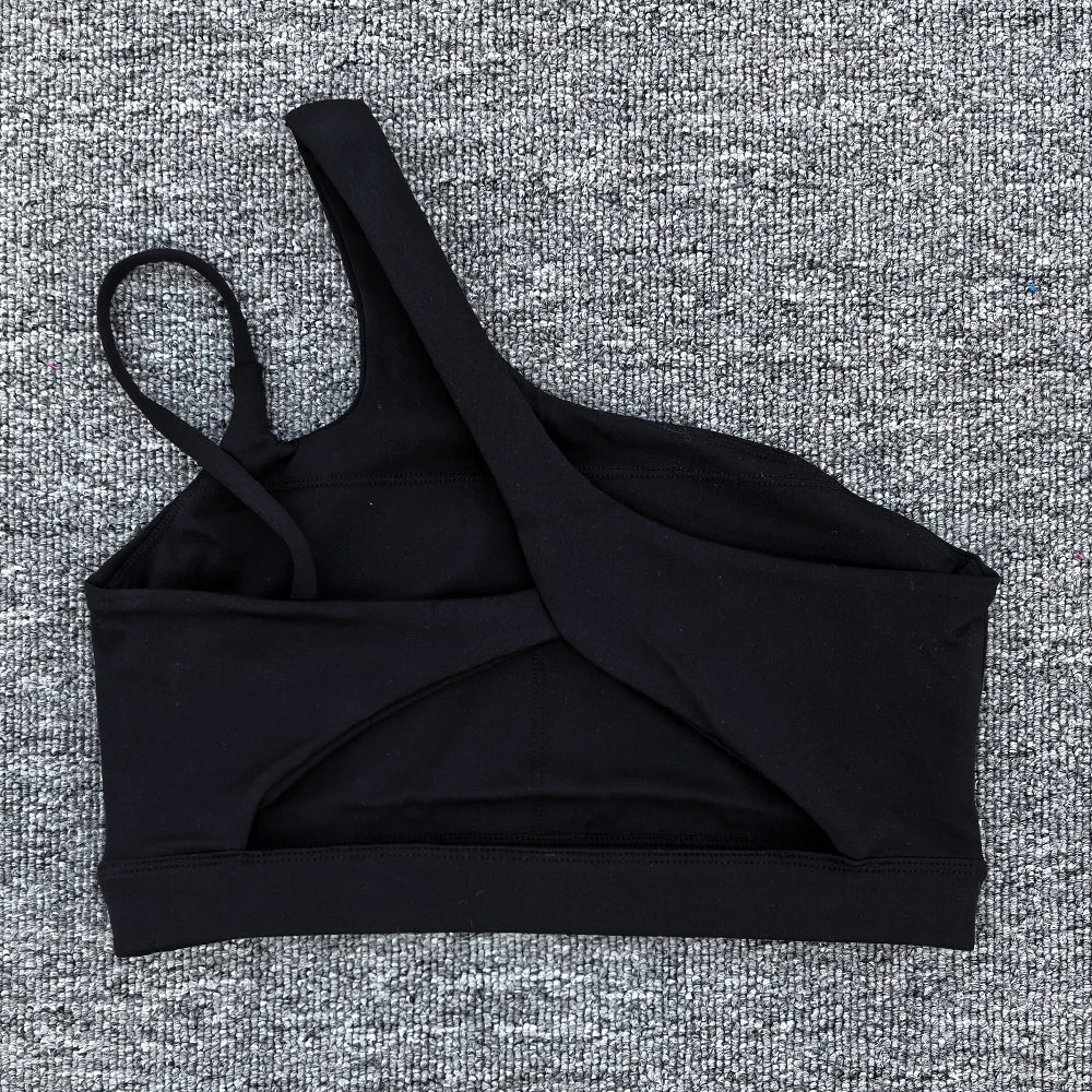 Brassière de Sport Femme Anti-Choc – Dos Sublimé, Bretelles Obliques, Running, Fitness & Yoga