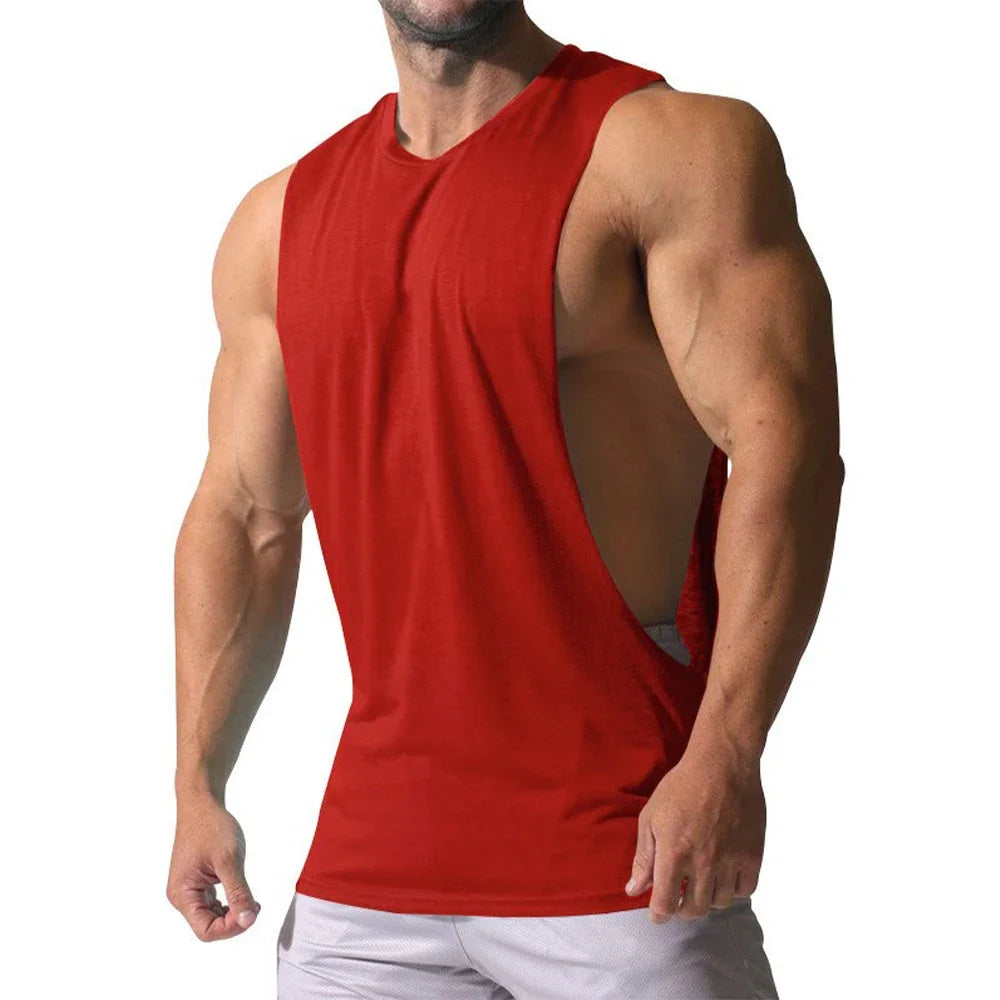 Débardeur Fitness Homme Respirant, Col Rond,.
