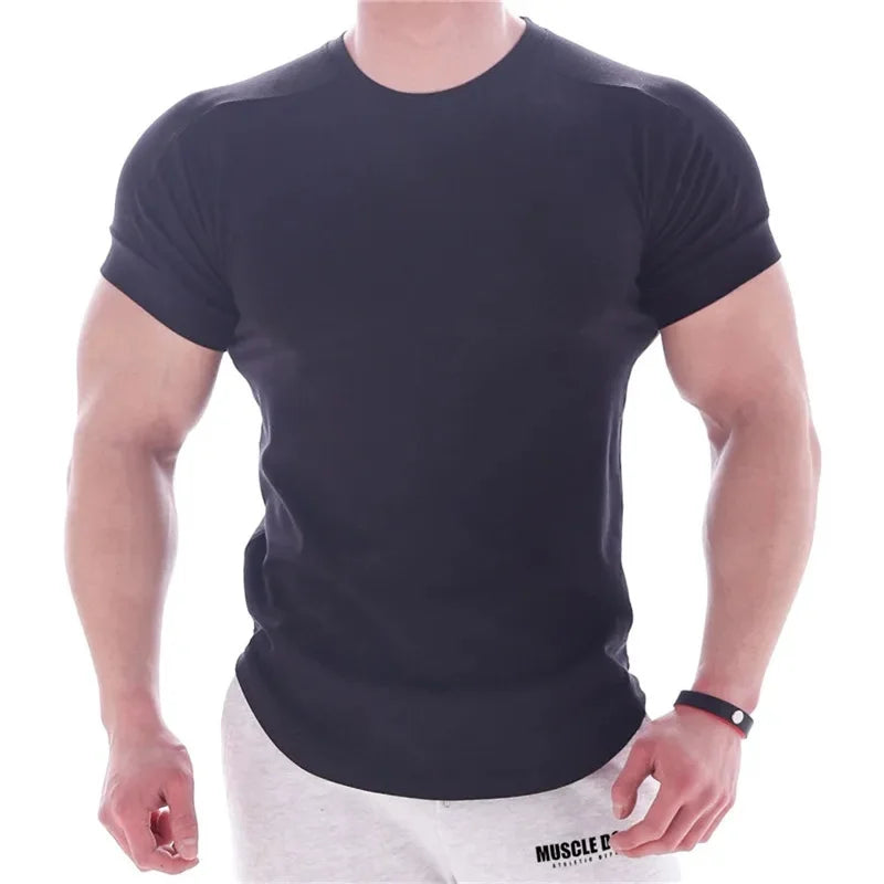 T-Shirt de Sport Homme Coupe Ajustée, Fitness & Outdoor.