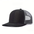 Casquette Trucker Unisexe Mesh Respirant, Visière Légèrement Courbée, Style Baseball