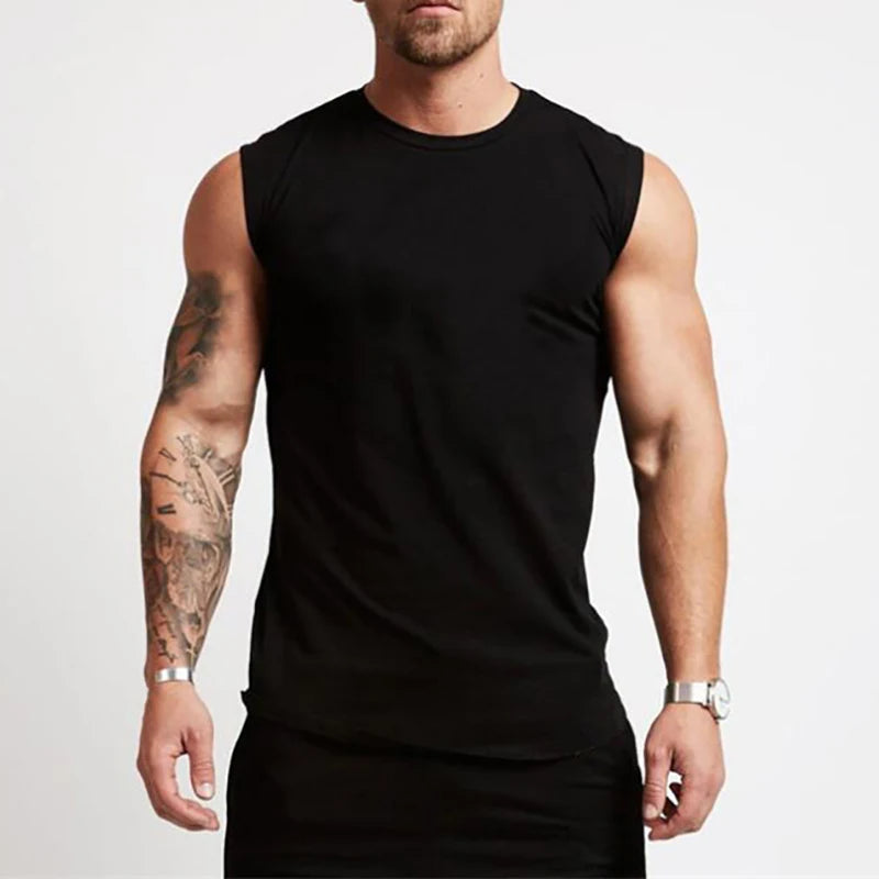 Débardeur Homme en Coton Fitness & Sportswear