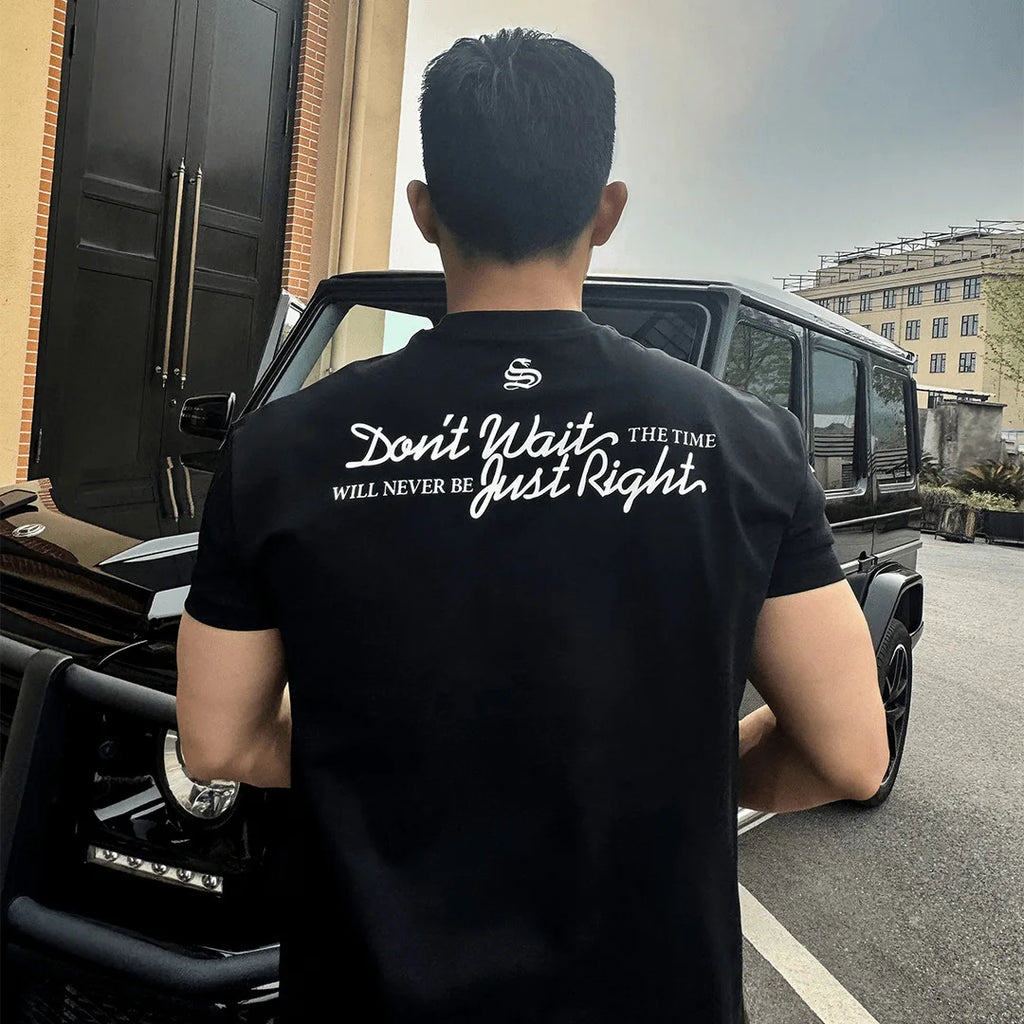 T-Shirt Homme Imprimé Coupe Slim Fit, Muscle Shirt, Style Casual & Streetwear