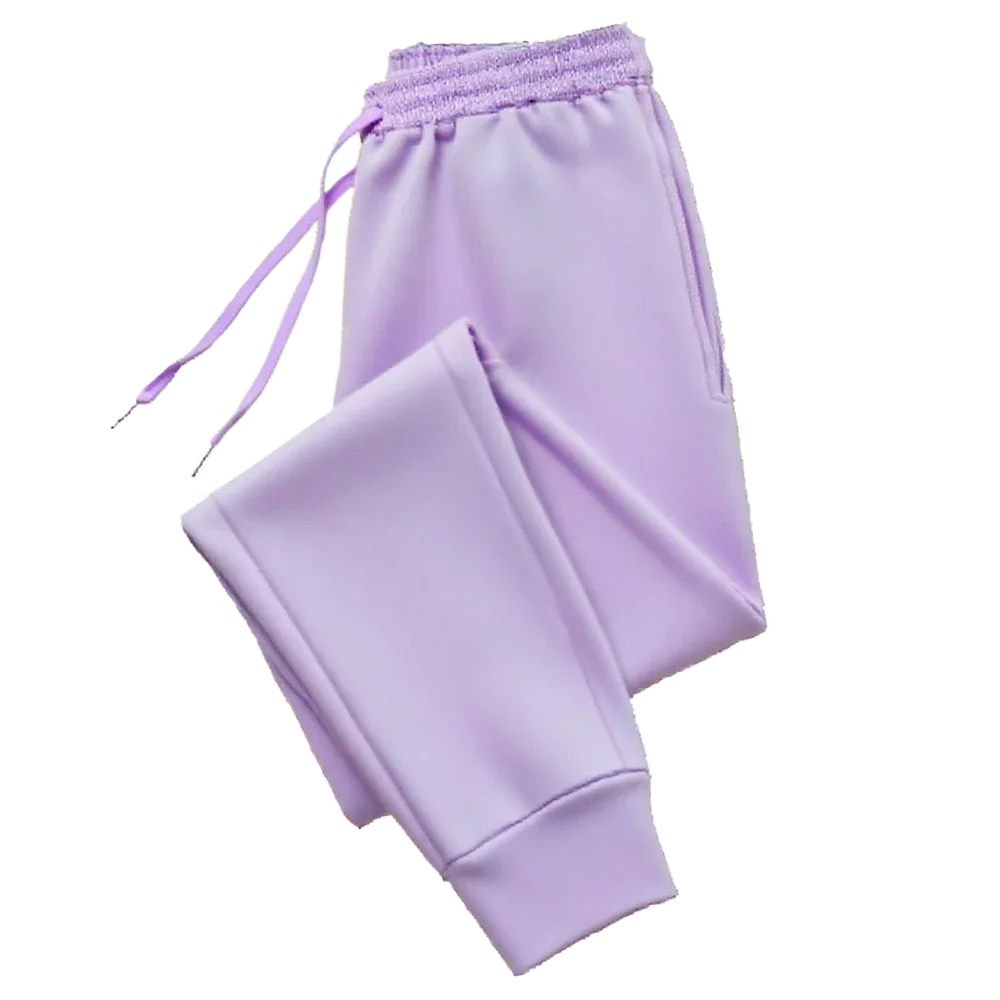 Jogging Femme Pantalon Molletonné Automne/Hiver, Coupe Jogger, Confort & Style Sport-Chic