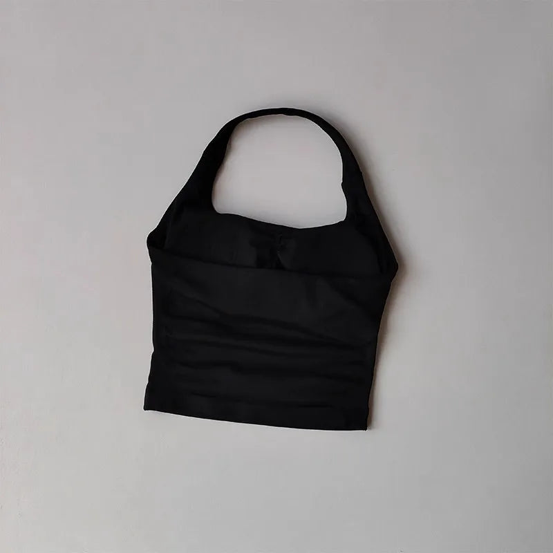 Brassière de Sport Femme Halter – Maintien Élevé, Anti-Choc, Dos Nu Sculptant, Yoga, Running & Pilates