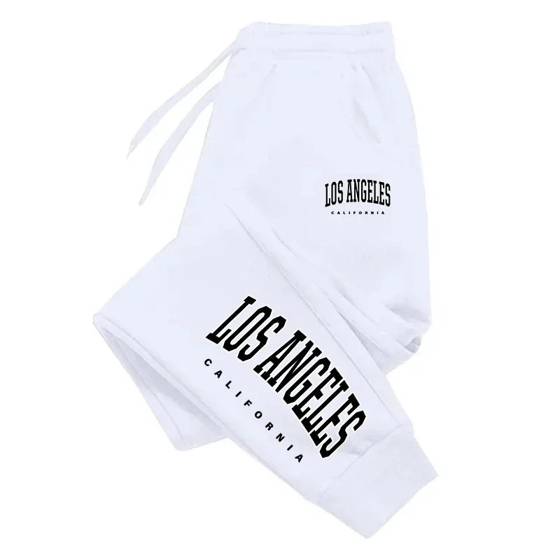 Jogging Femme Style Los Angeles – Taille Élastique, Casual & Sport, Pantalon Haute Qualité Outdoor