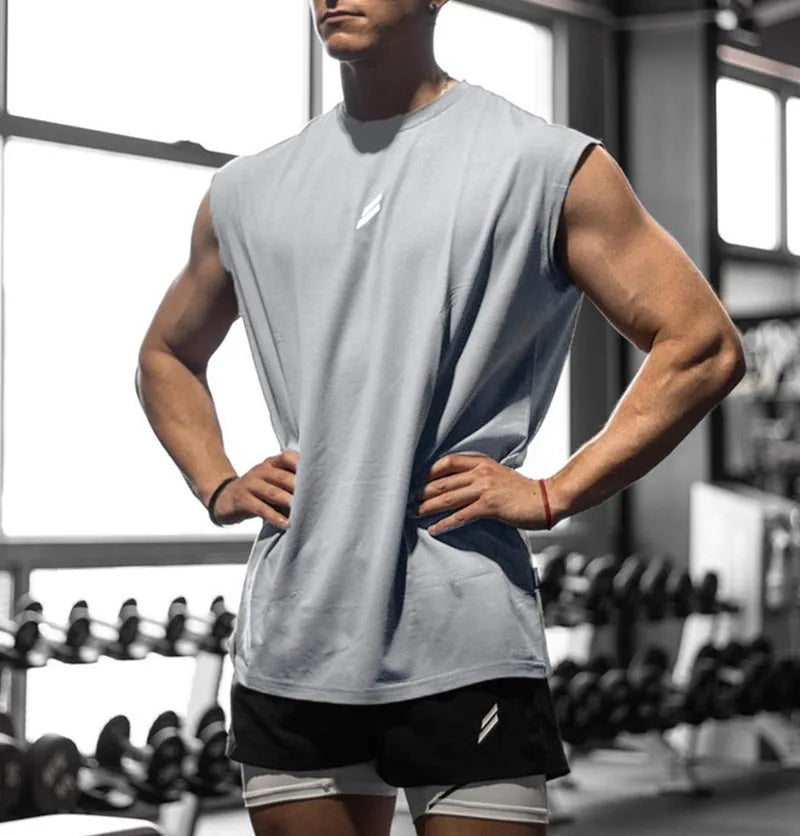 Débardeur de Sport Homme   Séchage Rapide, Respirant & Coupe Ample.