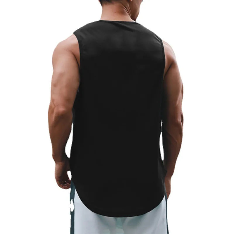 Débardeur de Sport Homme Coupe Slim, Bodybuilding, Fitness.