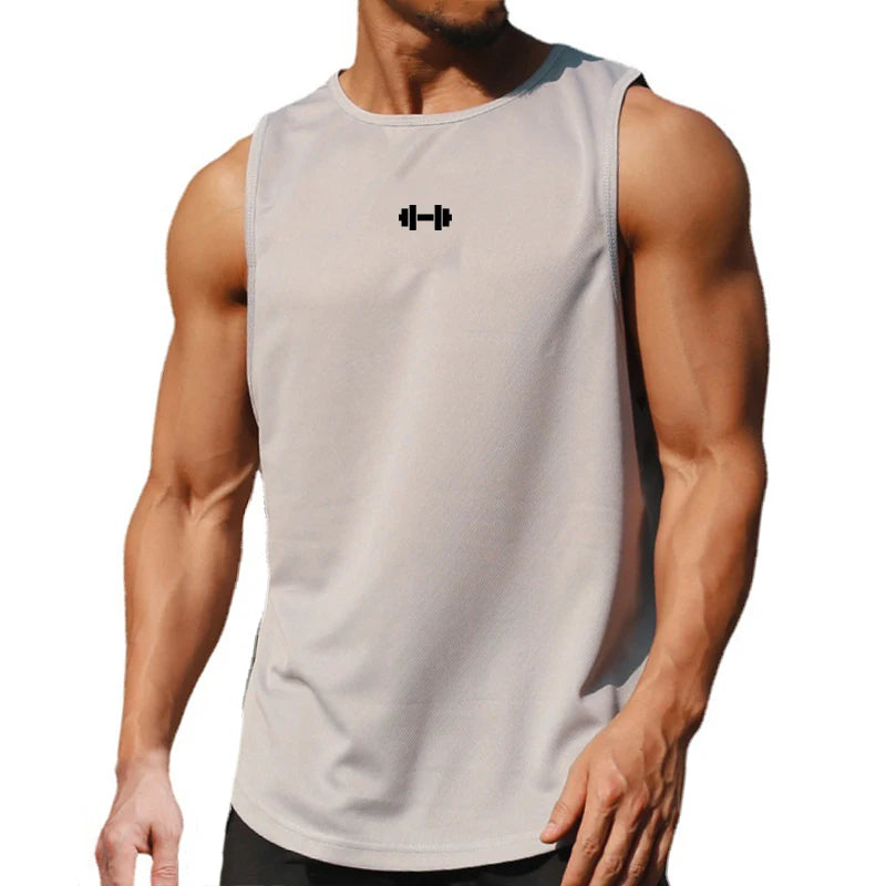 Débardeur de Sport Homme Coupe Slim, Bodybuilding, Fitness.
