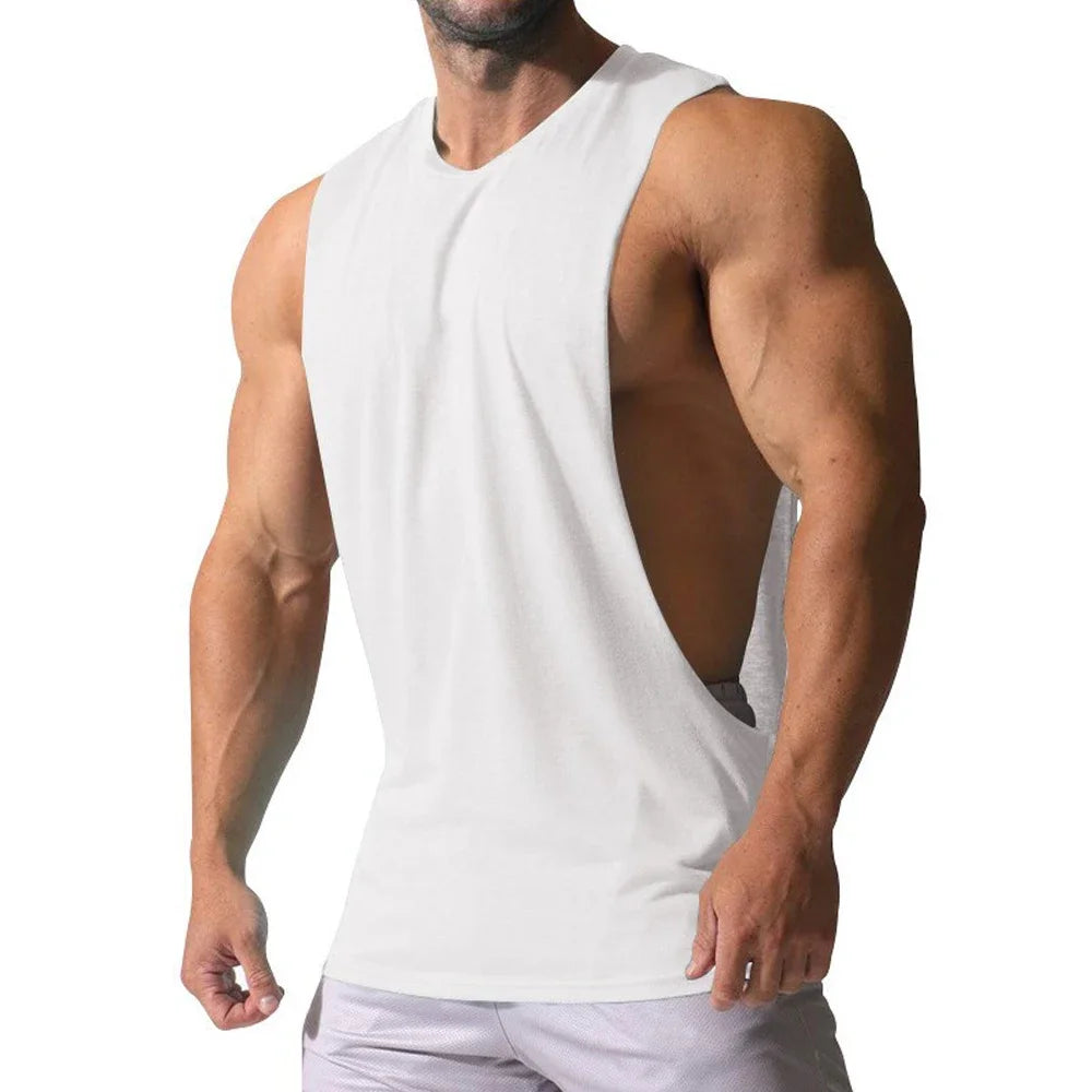 Débardeur Fitness Homme Respirant, Col Rond,.