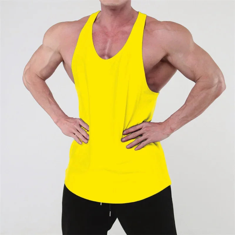 Débardeur  Homme           Coton Respirant, Fitness & Entraînement.