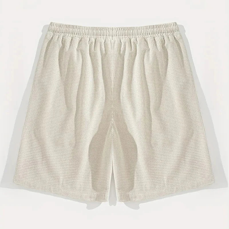 Short Homme Polyvalent – Short Casual, Sport & Plage, Tissu Texturé Respirant, Style Moderne