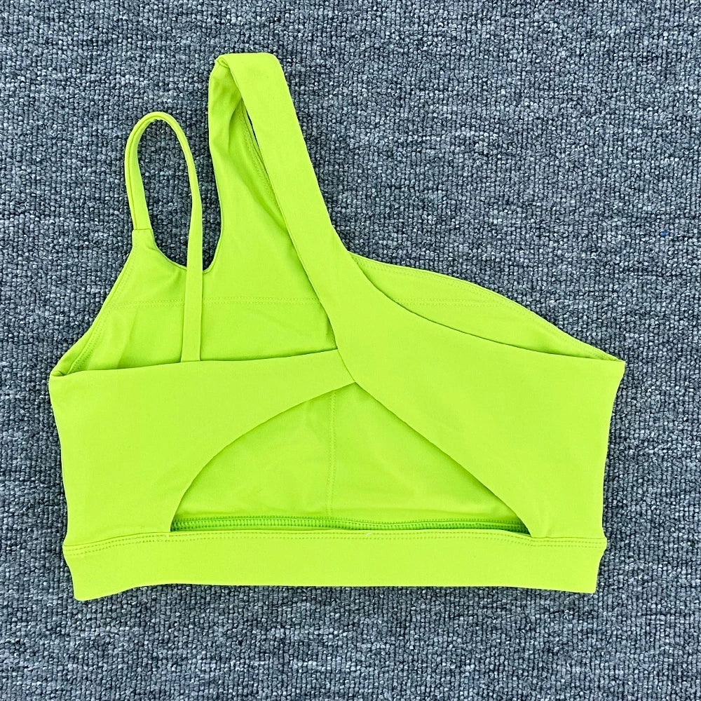 Brassière de Sport Femme Anti-Choc – Dos Sublimé, Bretelles Obliques, Running, Fitness & Yoga