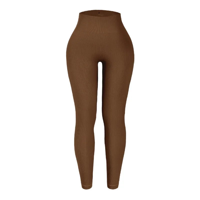 Legging  Femme Seamless Taille Haute, Effet Push-Up Hanches, Stretch, Fitness & Running