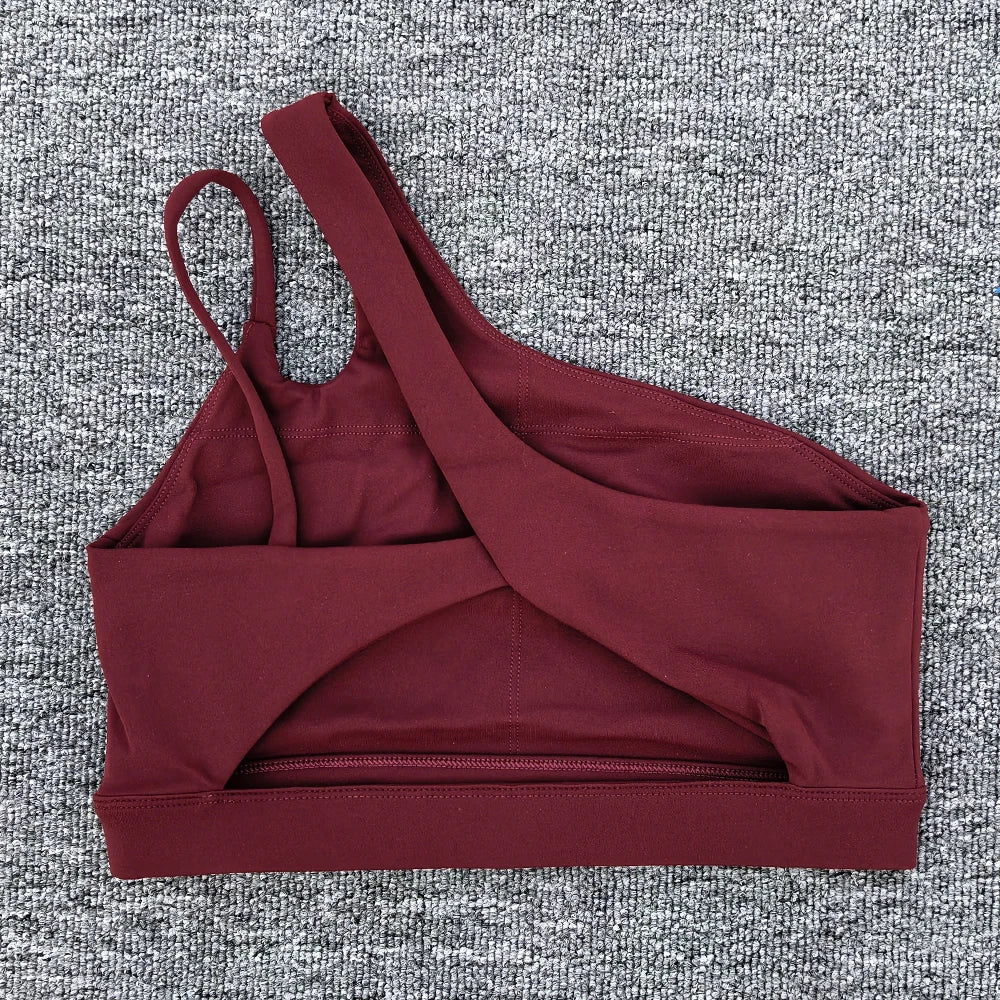 Brassière de Sport Femme Anti-Choc – Dos Sublimé, Bretelles Obliques, Running, Fitness & Yoga