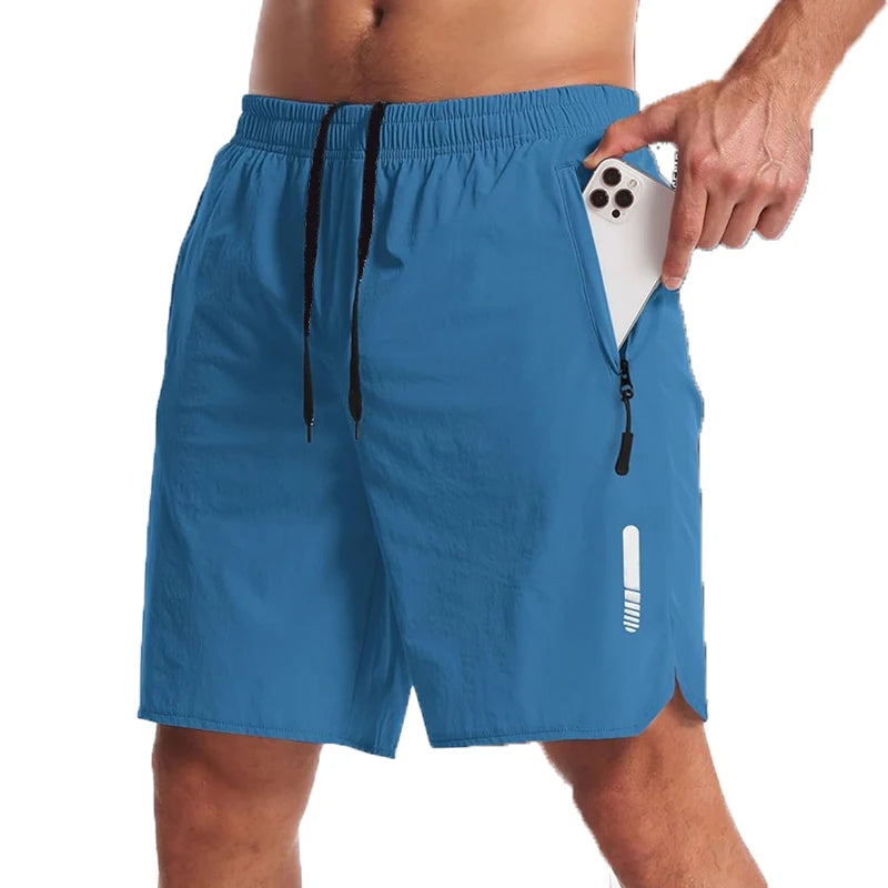 Short de Sport Homme Running, Fitness                Léger, Respirant.