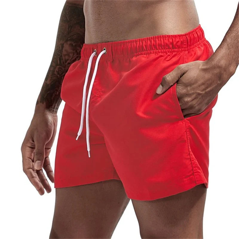 Short de Bain Homme Léger – Séchage Rapide, Doublure Mesh, Poches Latérales, Boardshort Été.