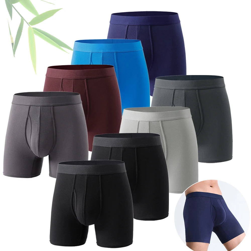 Lot de 8 boxers homme en fibre de bambou – Longs, sexy & respirants (S-XXL)

Conçus pour le confort, pensés pour la confiance : douceur, maintien et respirabilité en version 8 pièces.