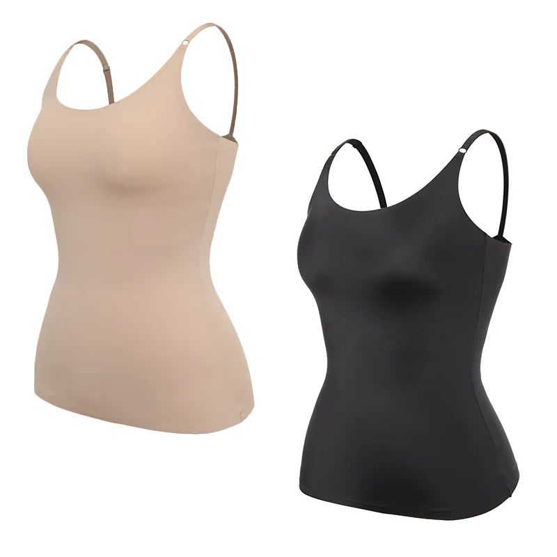 Débardeur Gainant Femme Ventre Plat – Body Shaping Seamless, Effet Lissant & Amincissant