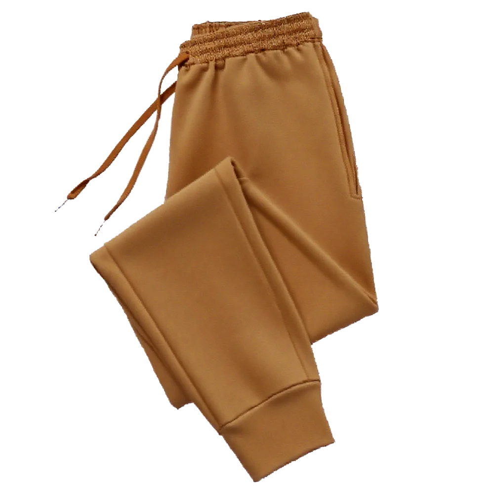 Jogging Femme Pantalon Molletonné Automne/Hiver, Coupe Jogger, Confort & Style Sport-Chic