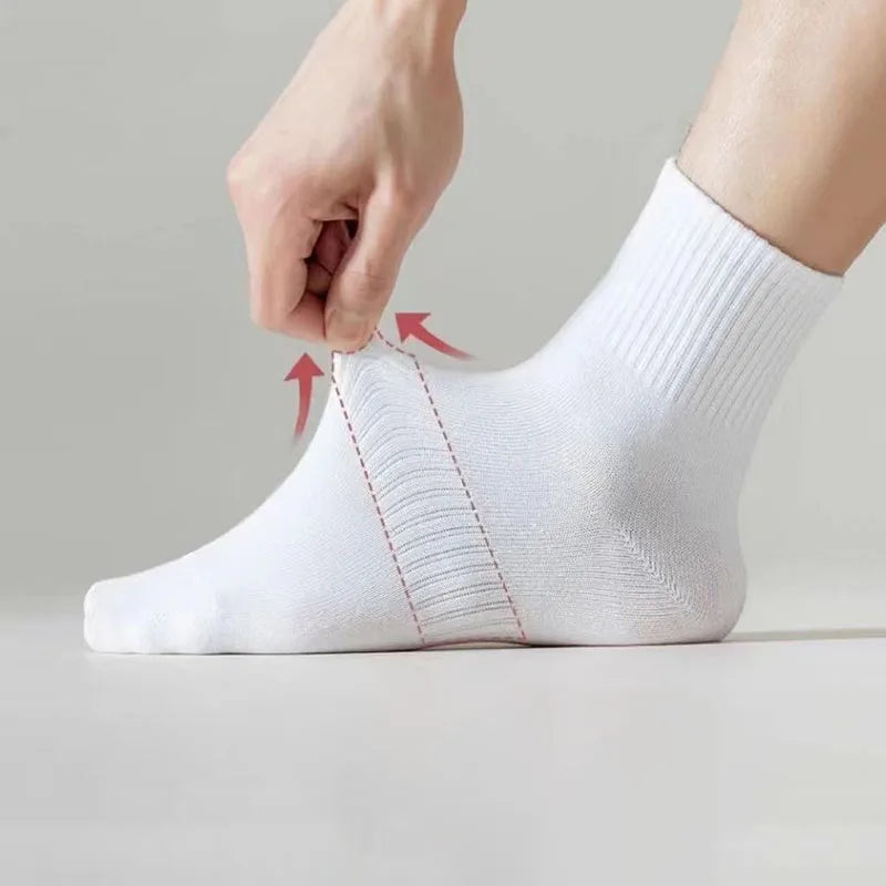 Lot de 10/20 Paires – Chaussettes Unisexes Respirantes – Printemps/Été, Anti-Transpiration, Confort Souple, Sport / Quotidien