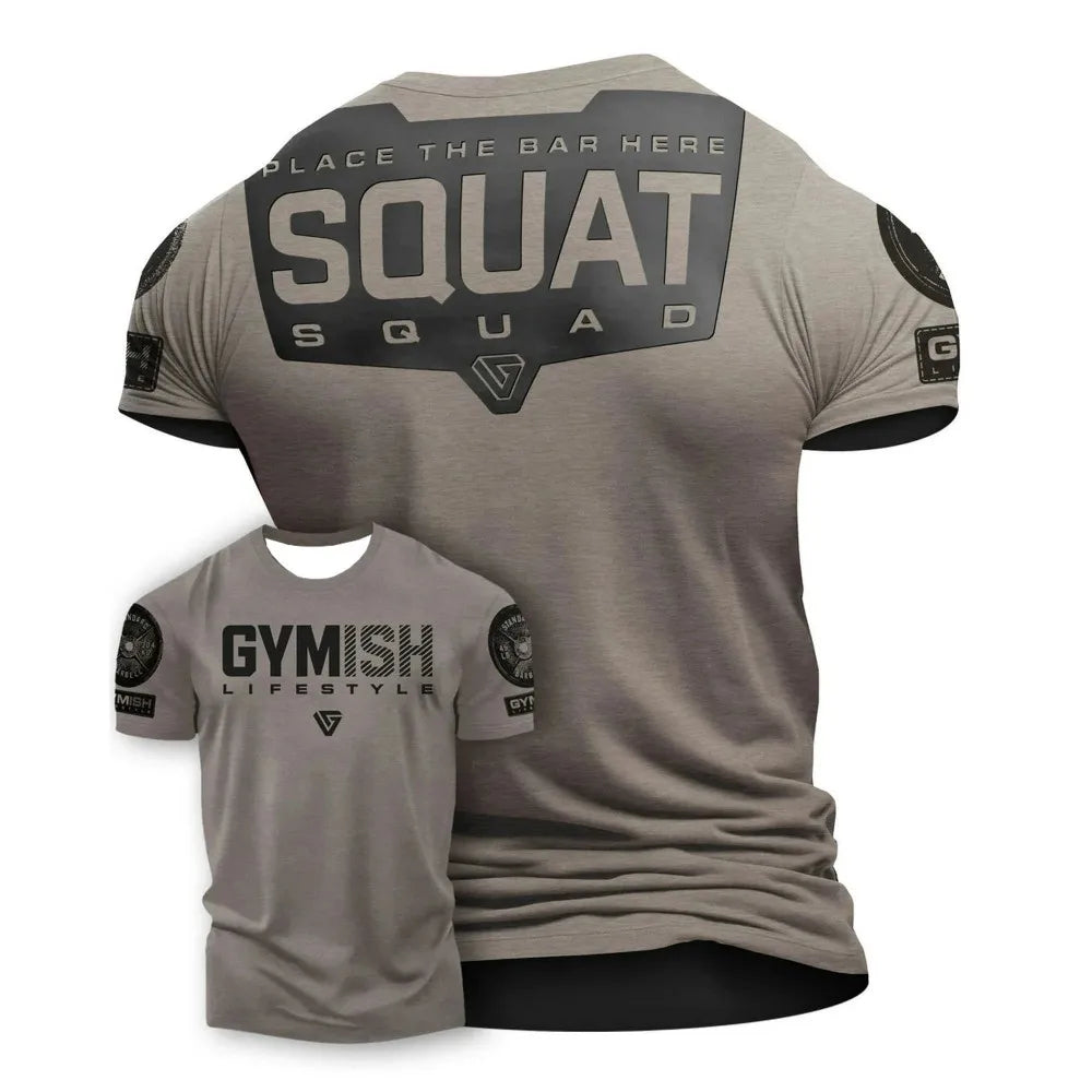 T-Shirt de Sport Homme Polyester Micro-Élastique Fitness & Outdoor