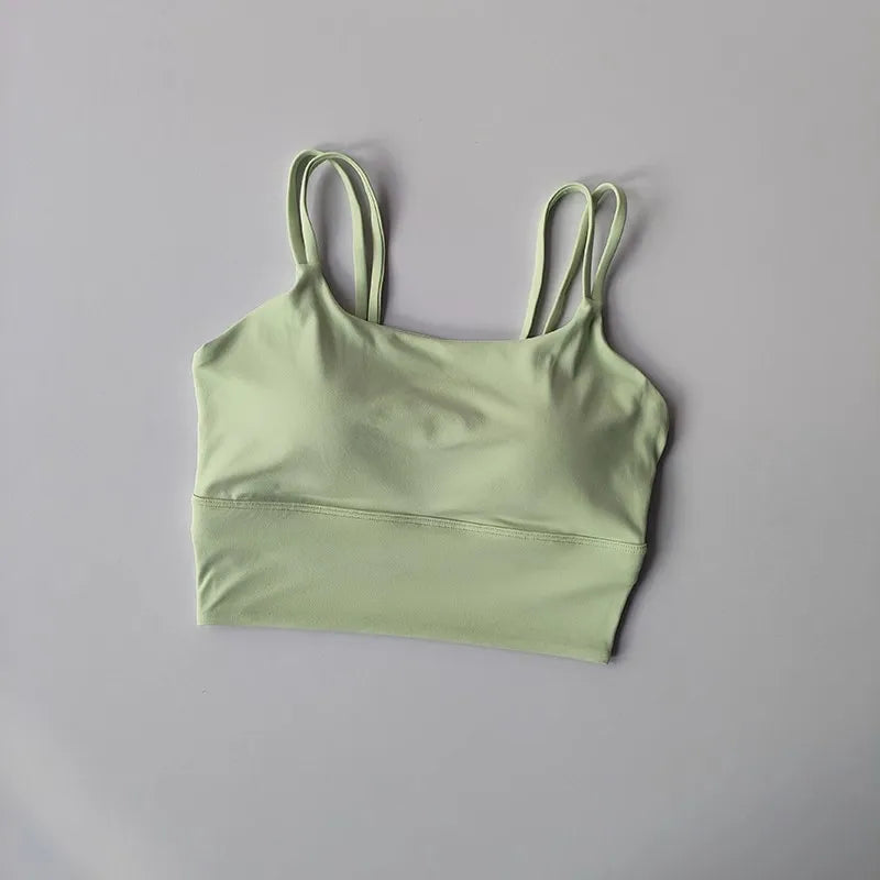 Brassière de Sport Femme Professionnelle – Maintien Anti-Choc, Pads Fixes, Respirante, Yoga, Running & Fitness