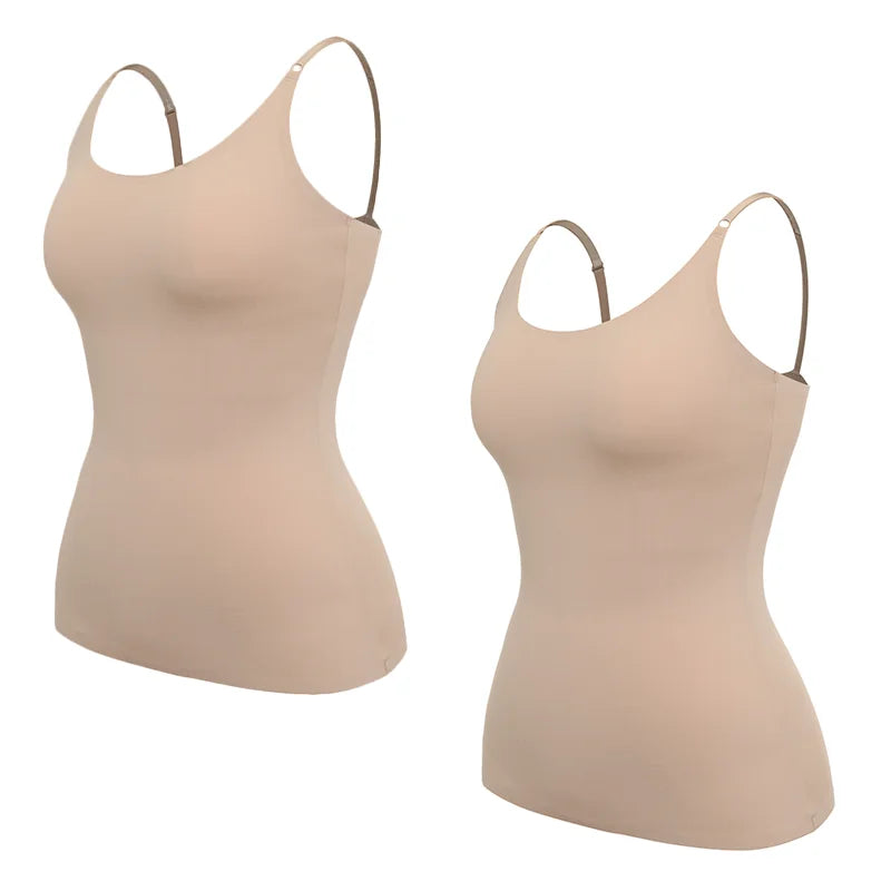 Débardeur Gainant Femme Ventre Plat – Body Shaping Seamless, Effet Lissant & Amincissant